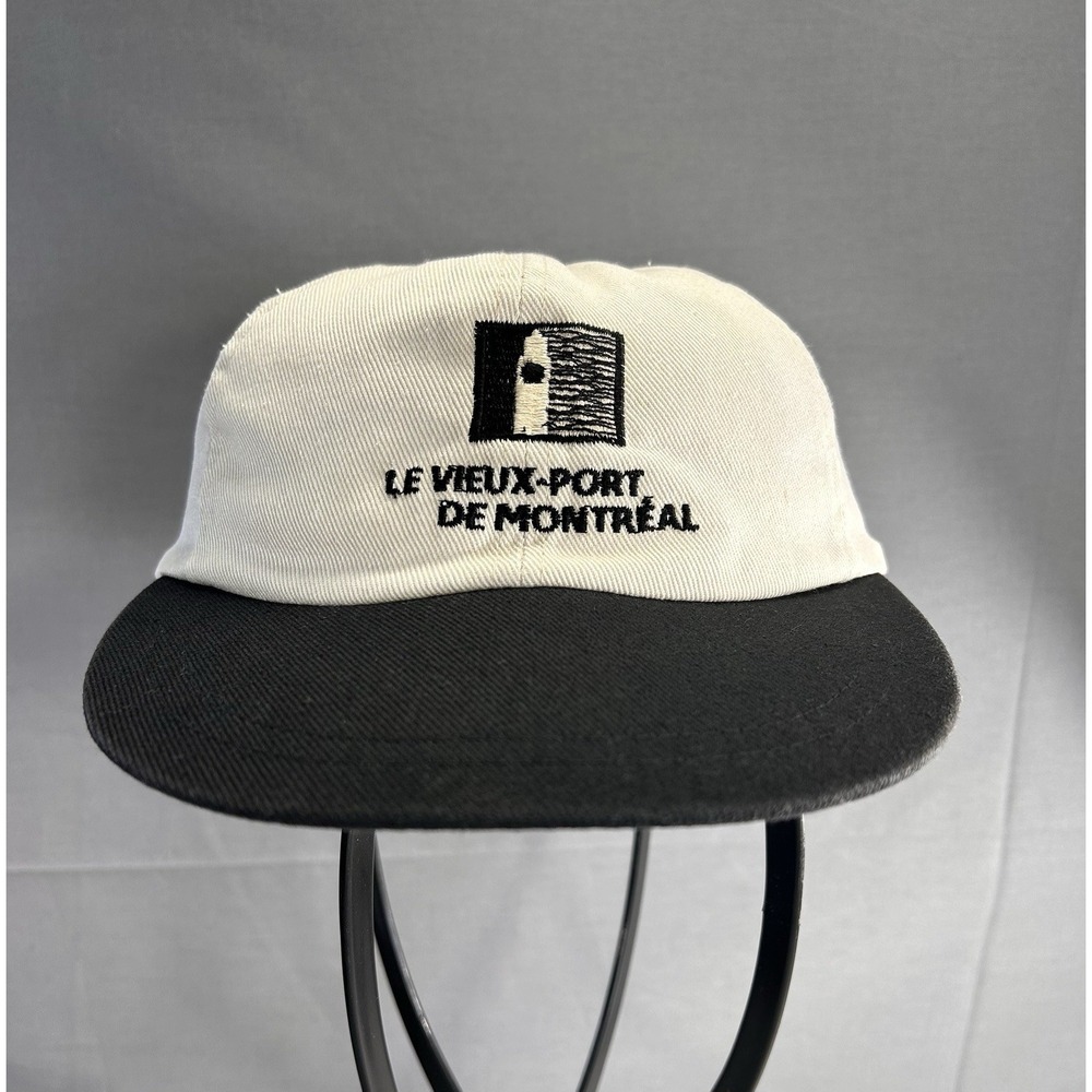 Vintage Le Vieux Port De Montreal Canada Hat Cap Adjustable